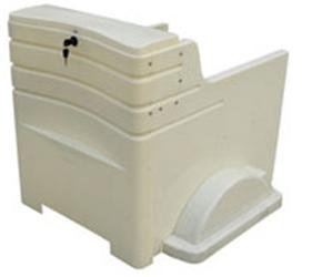 上海電動(dòng)240升掛桶車全新ABS塑料車身